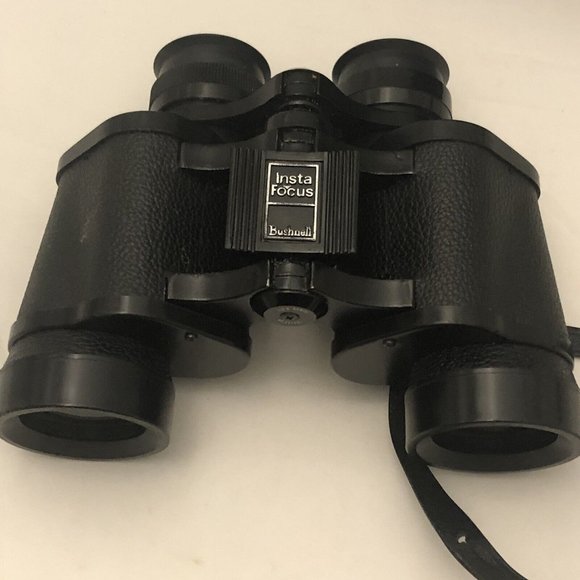 Vintage 60s Bushnell Ensign Binoculars 7x35 Insta Focus Case For Parts Repair - Picture 5 of 16